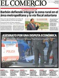 Portada de El Comercio (España)