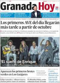 Portada de Granada Hoy (España)