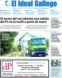 Portada de El Ideal Gallego (España)