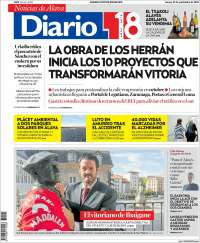 Portada de Noticias de Álava (España)