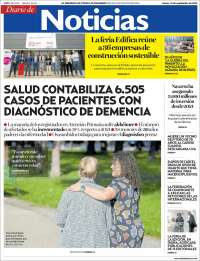 Portada de Noticias de Navarra (España)