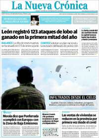 Portada de La Nueva Crónica (España)