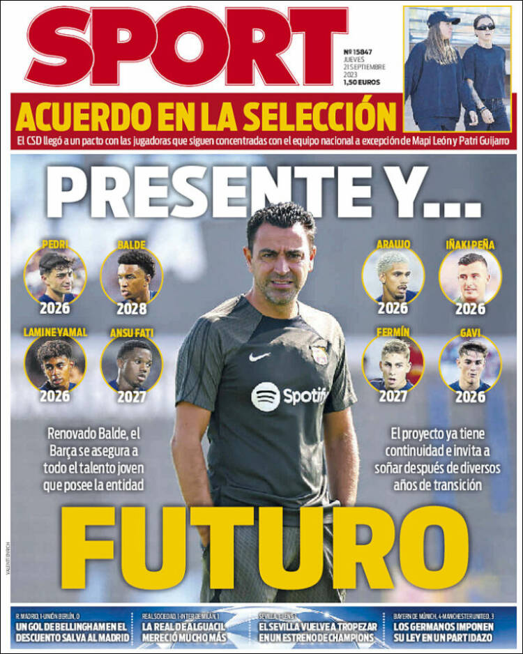 Portada de Sport (España)