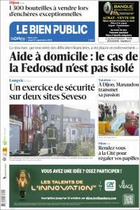 Portada de Le Bien Public (Francia)