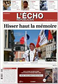 Portada de L'Echo Républicain (Francia)