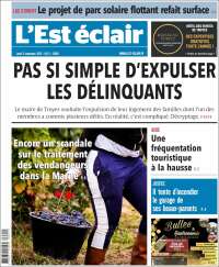 Portada de L'Est Eclair (Francia)