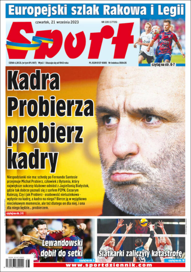 Portada de Katowicki Sport (Polonia)
