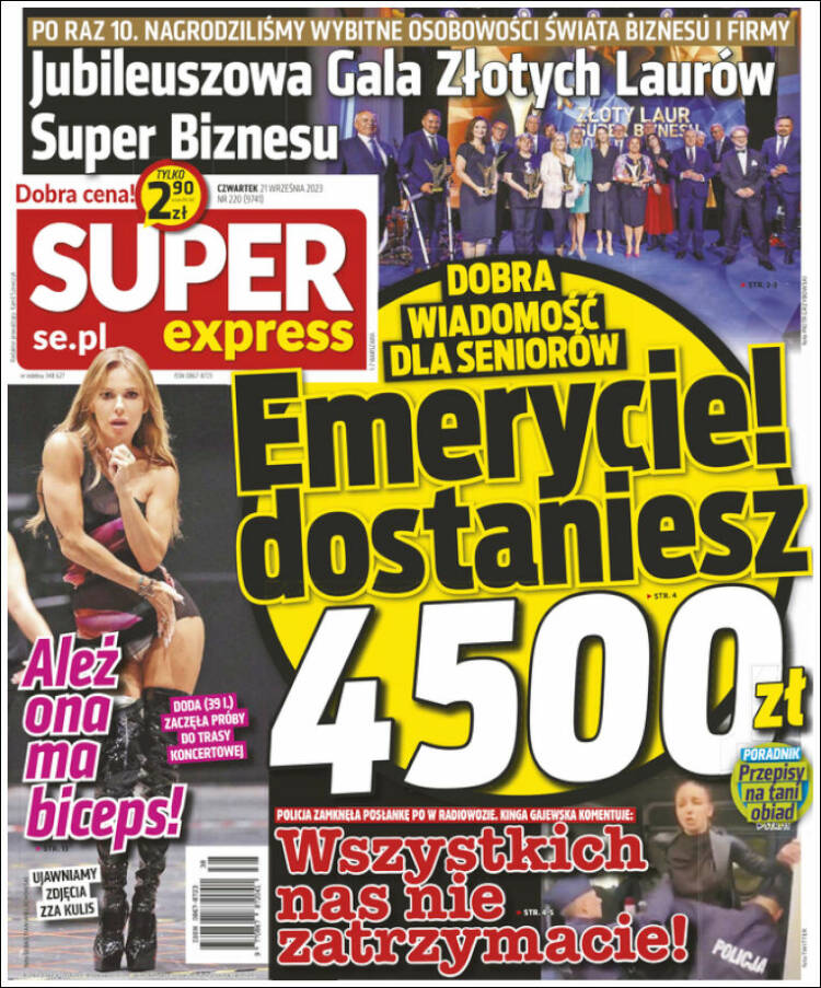 Portada de Super Express (Polonia)