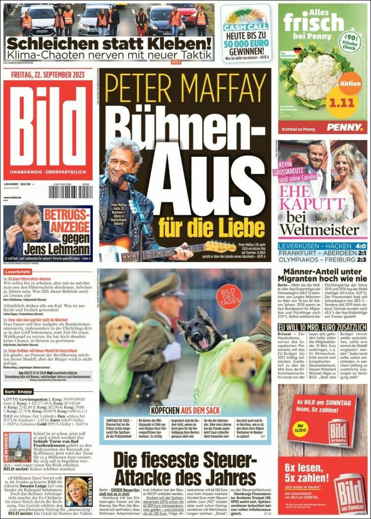 Portada de Bild (Germany)