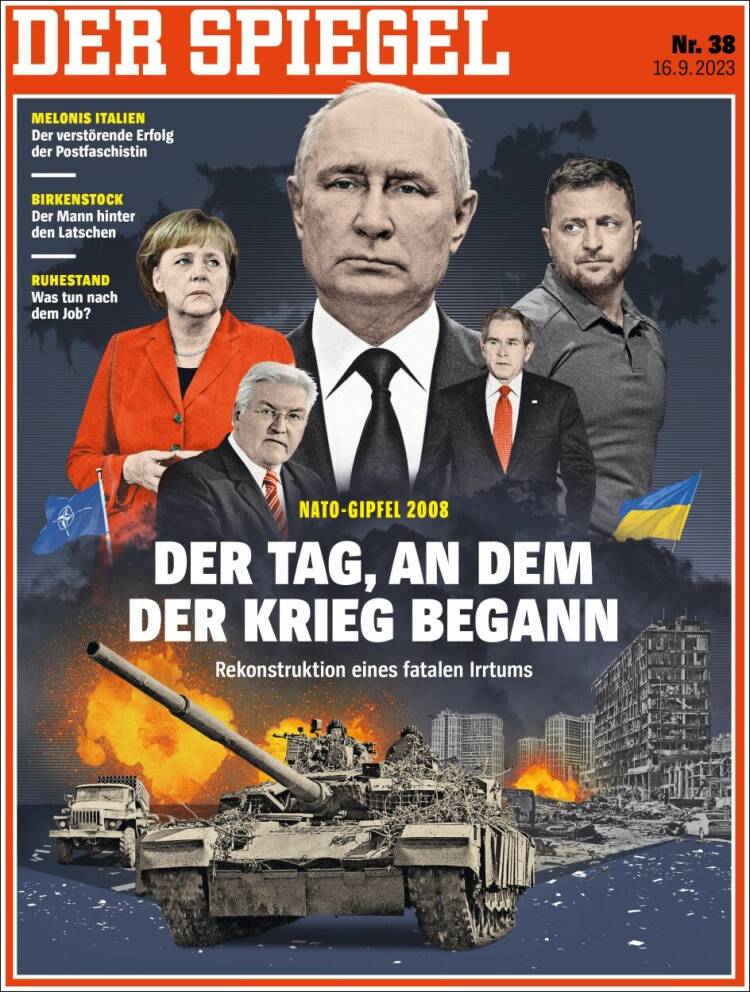 Portada de Der Spiegel (Germany)