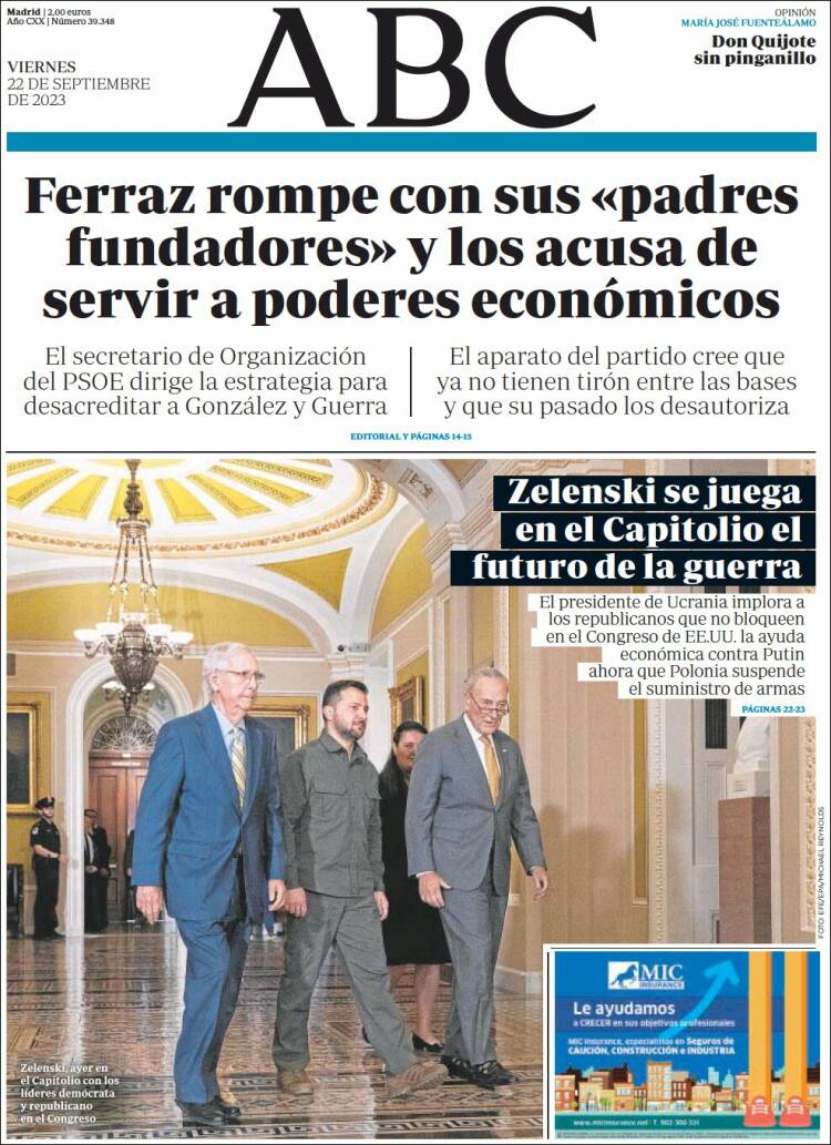 Portada de ABC (España)