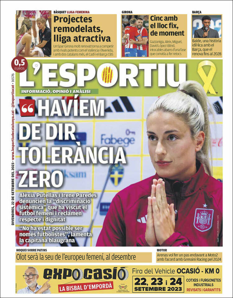 Portada de L'Esportiu : Girona (Spain)