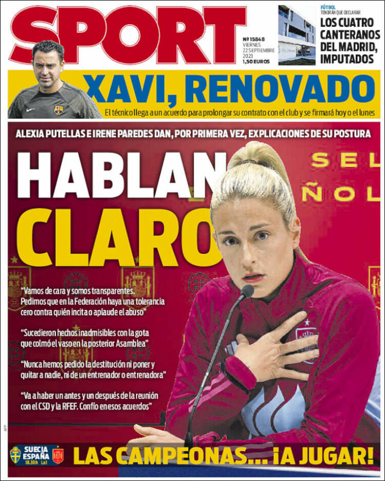 Portada de Sport (España)