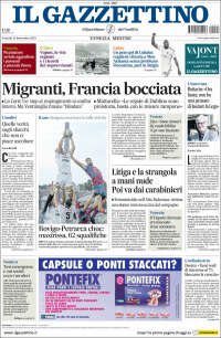 Portada de Il Gazzettino (Italy)