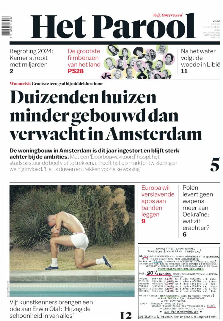 Portada de Het Parool (Netherlands)