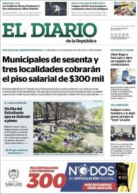 Portada de Diario de la República (Argentina)