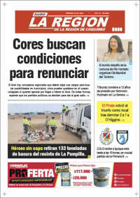 Portada de Diario La Región de Coquimbo (Chile)