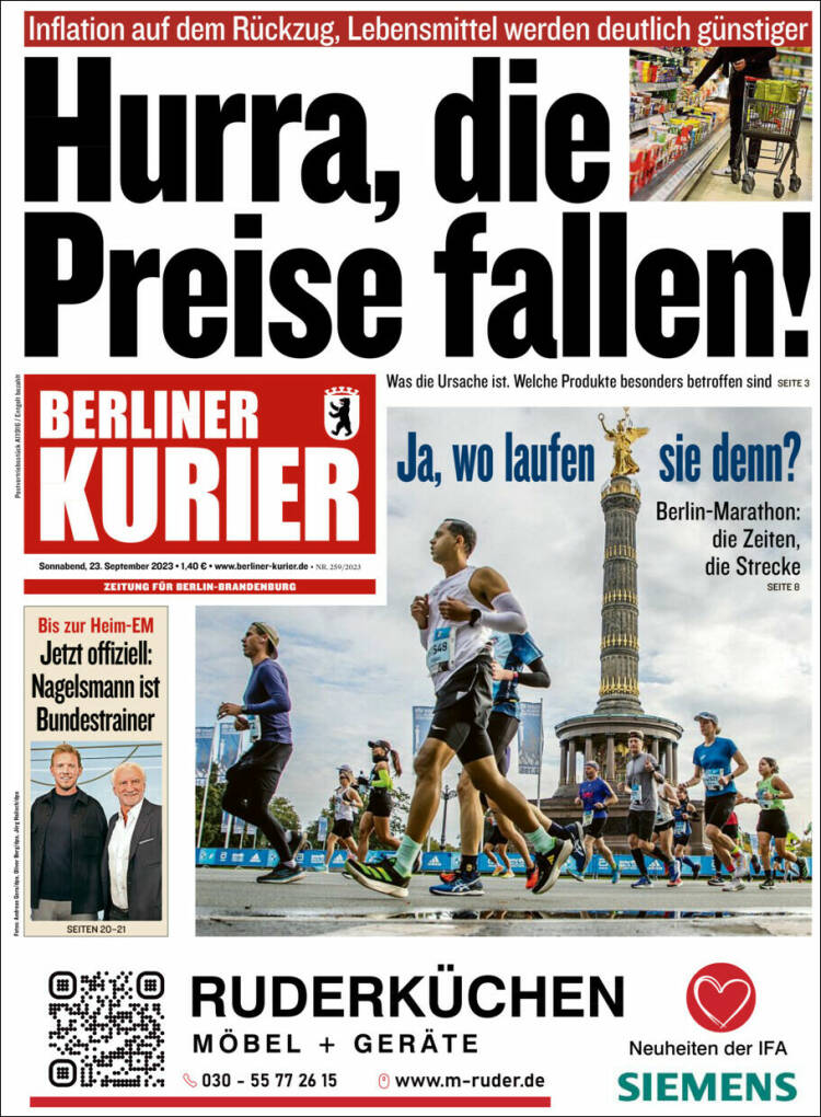 Portada de Berliner Kurier - Startseite BK (Germany)