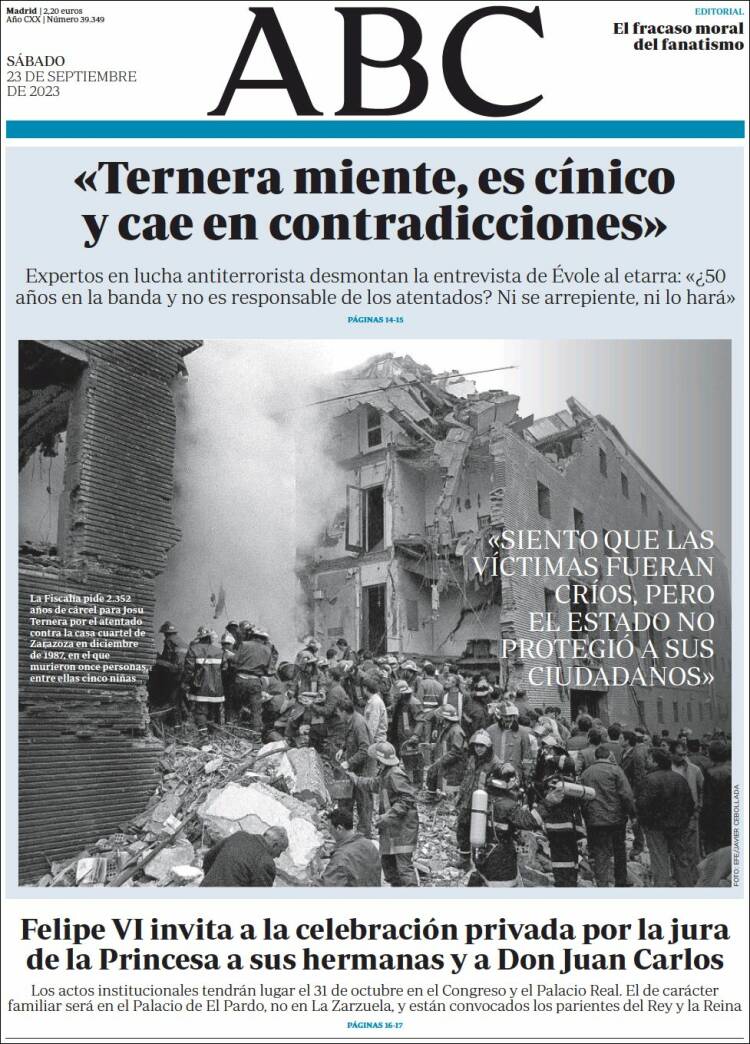 Portada de ABC (España)