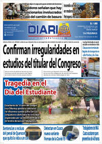 Portada de El Diario del Cusco (Perú)