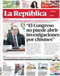 Portada de La Republica (Perú)