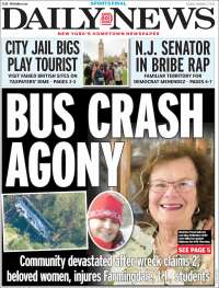 Portada de Daily News - New York (USA)