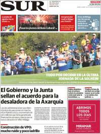 Portada de Diario el Sur (España)