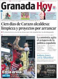 Portada de Granada Hoy (España)