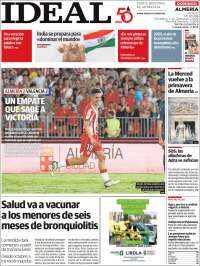 Portada de Ideal Almeria (España)