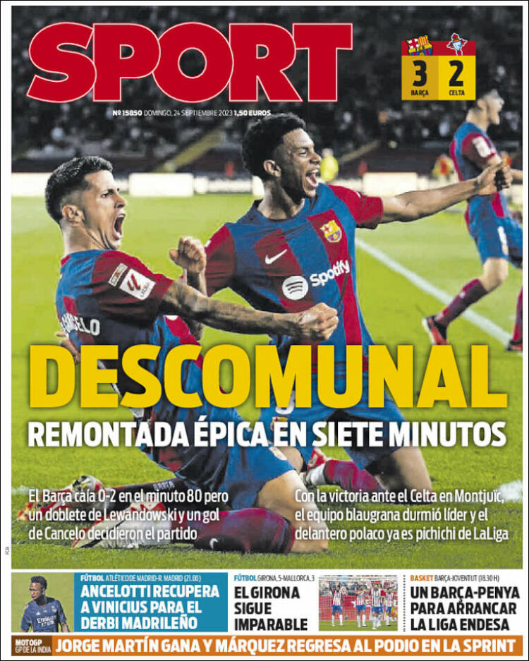 Portada de Sport (España)