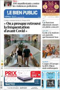 Portada de Le Bien Public (Francia)