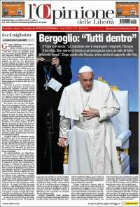 Portada de L'Opinione  delle Libertà (Italy)