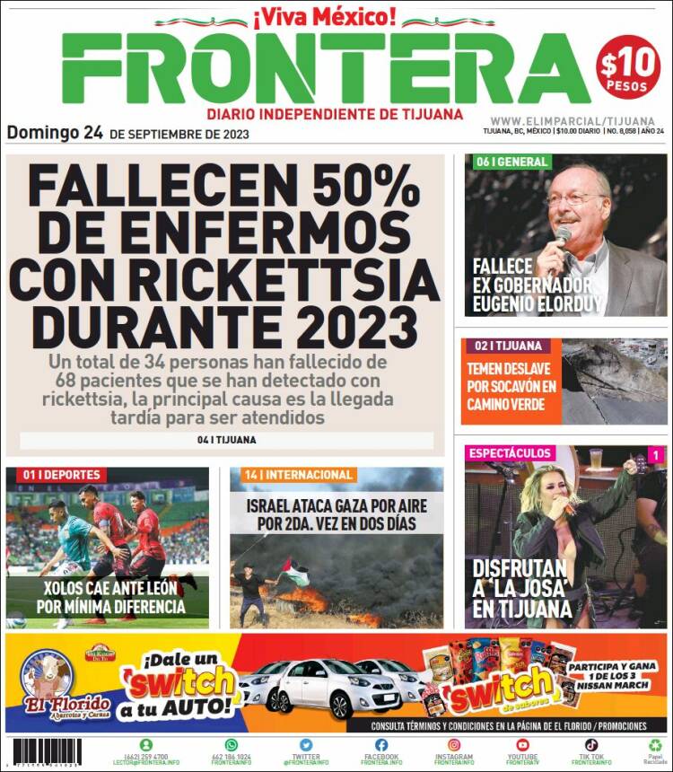 Portada de Frontera (M&eacute;xico)