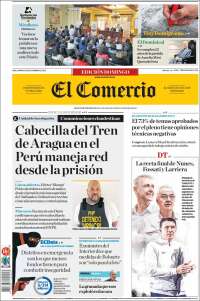 Portada de El Comercio (Perú)