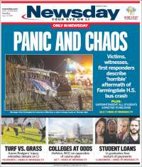 Portada de Newsday (USA)