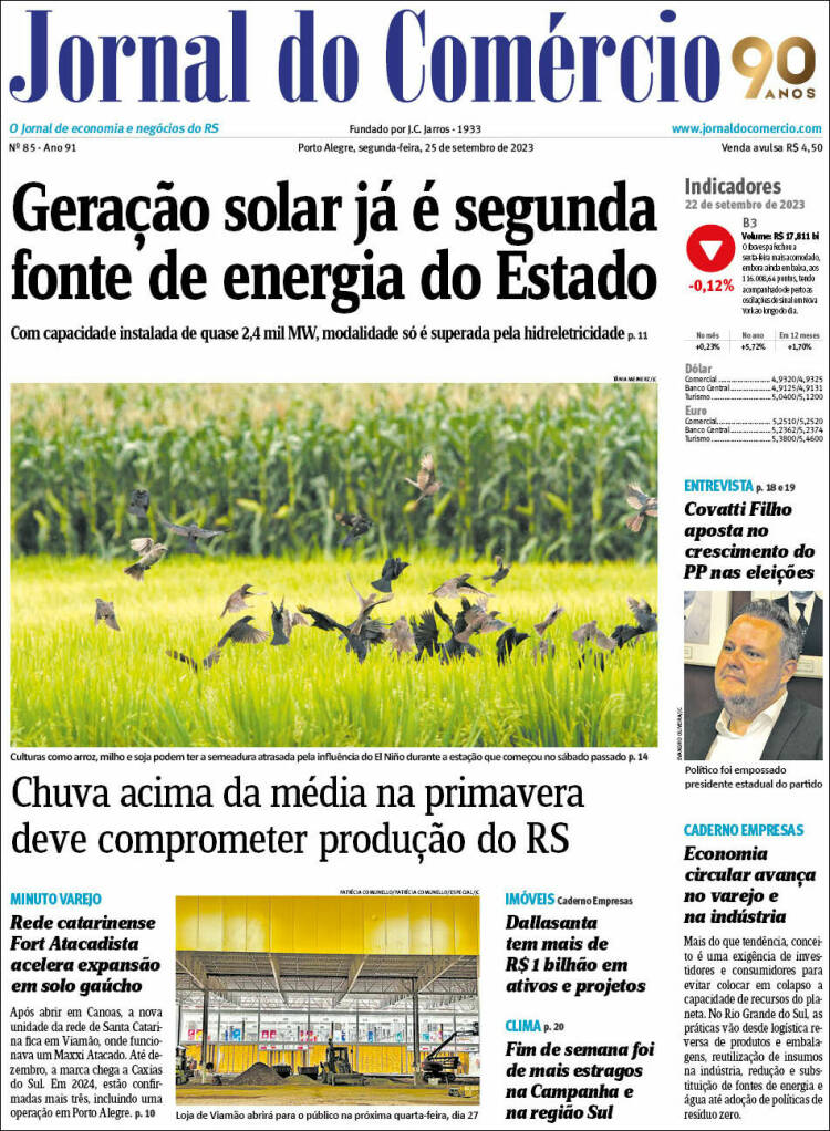 Portada de Jornal do Comércio (Brasil)