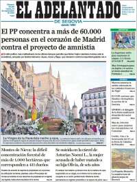 Portada de El Adelantado de Segovia (España)