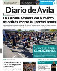 Portada de Diario de Ávila (España)