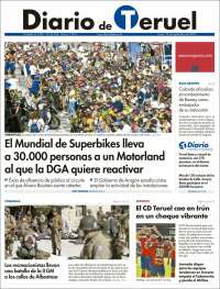 Portada de Diario de Teruel (España)