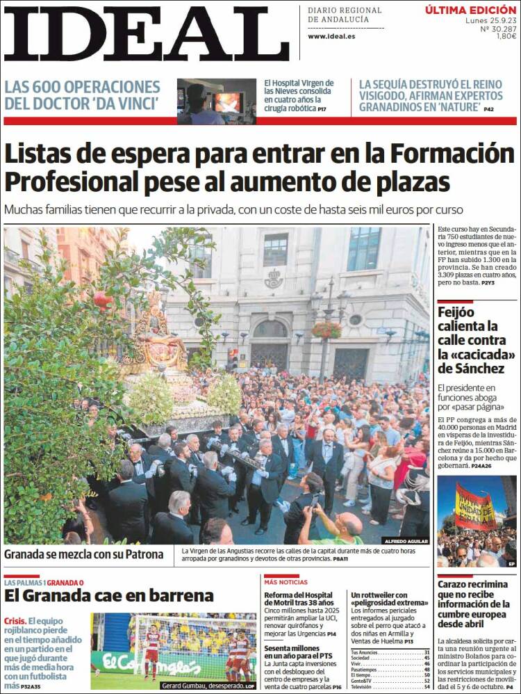 Portada de Ideal (España)