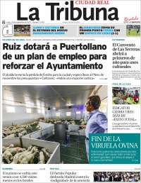 Portada de La Tribuna de Ciudad Real (España)