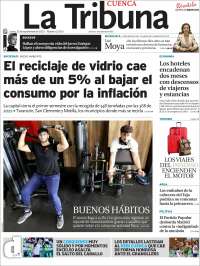 Portada de La Tribuna de Cuenca (España)