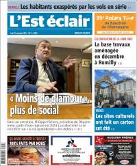 Portada de L'Est Eclair (Francia)