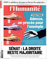 Portada de l'Humanite (Francia)