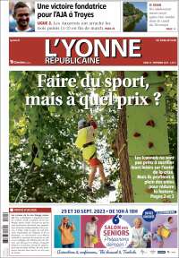 Portada de L'Yonne-Républicaine (Francia)