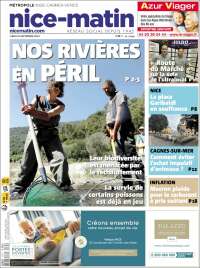 Portada de Nice-Matin (Francia)