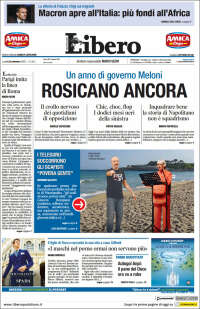 Portada de Libero (Italia)