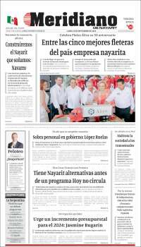 Portada de Meridiano (México)