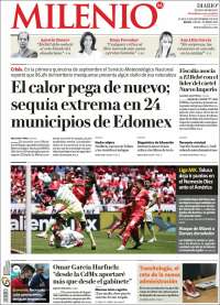 Portada de Milenio - Estado de México (México)