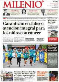 Portada de Milenio - Jalisco (México)